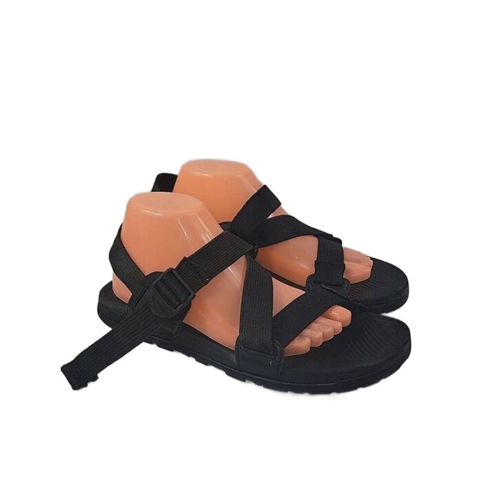 Chaco Lowdown Black Adjustable Strap Men's Outdoor Sandals